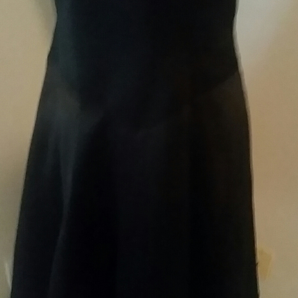 Laundry by shelli segal satiny black dress sz 4 - Picture 4 of 4